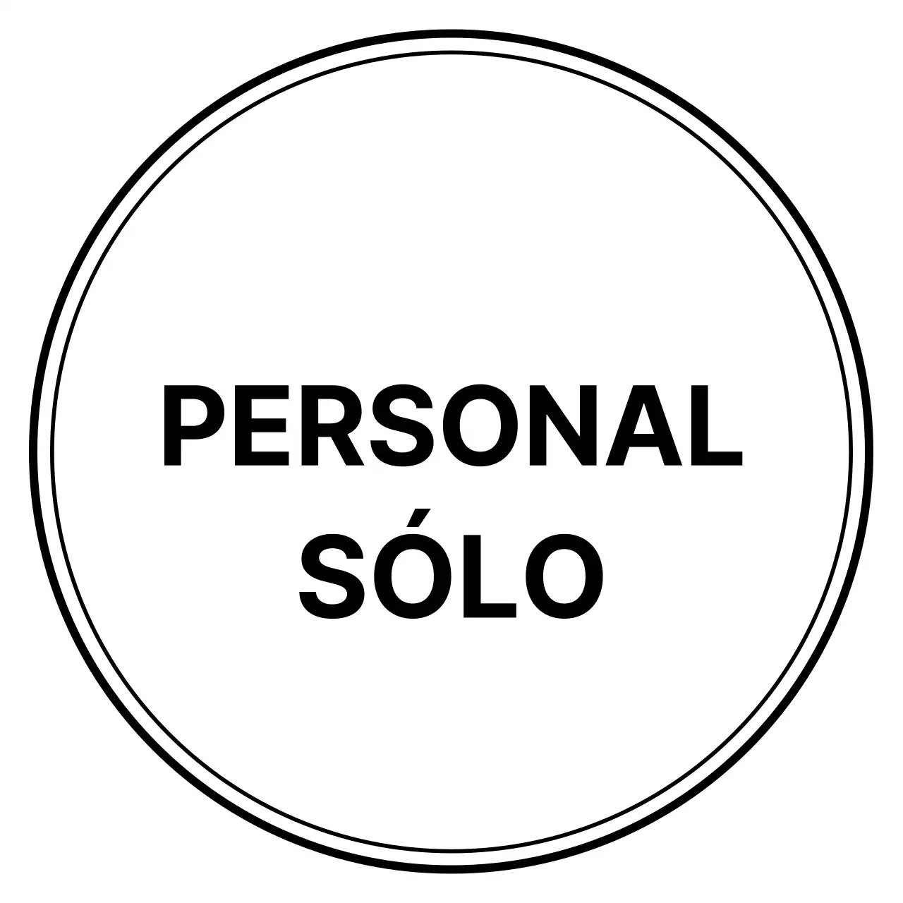 Estilo sencillo y limpio en blanco y negro Señalización de acceso para no personal