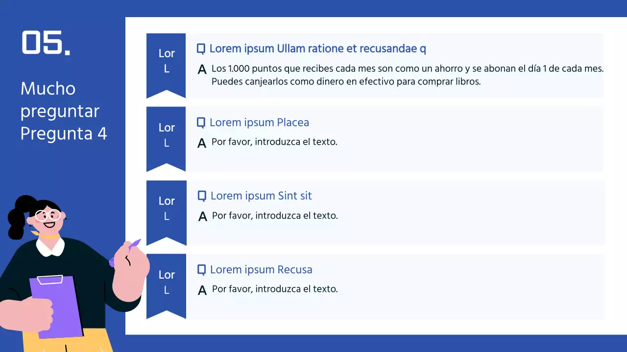 Un tema de estantería con ilustraciones humanas sobre un fondo sencillo de púrpura y azul.