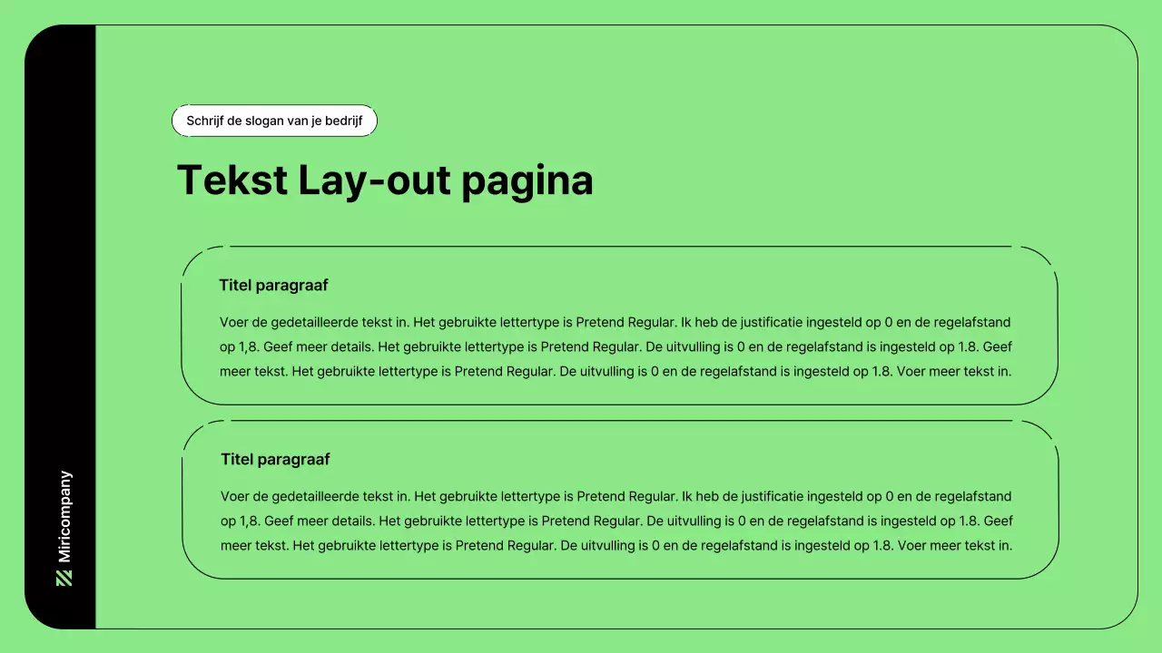 Zakelijke illustratie met eenvoudige lijnen in groen