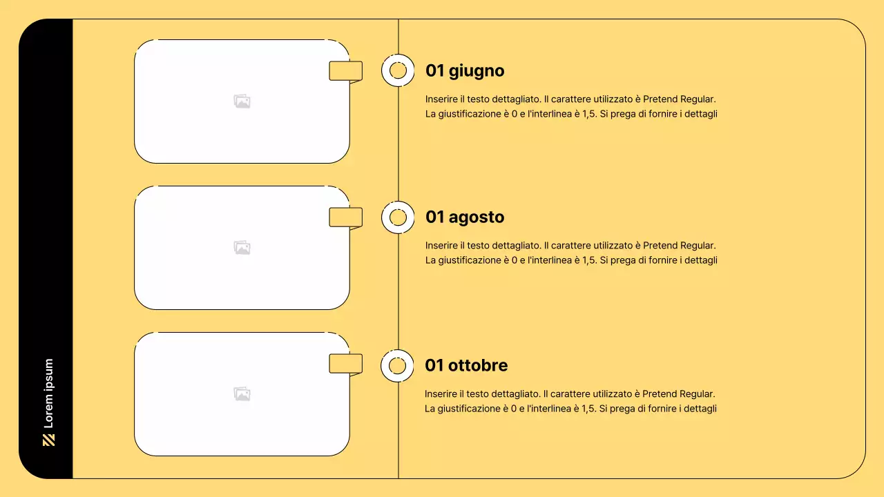 Illustrazione aziendale con linee semplici e colore giallo