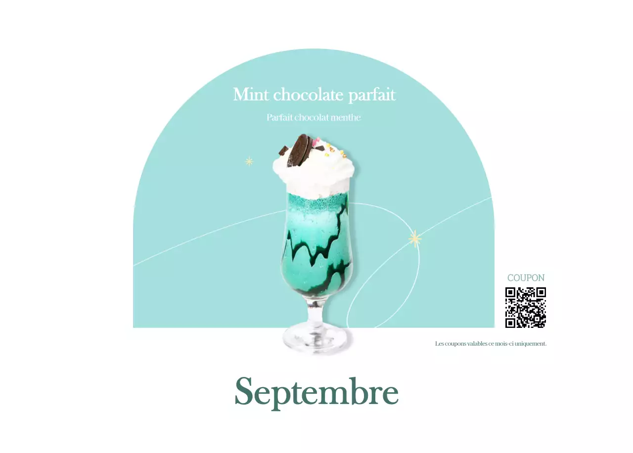 Calendrier des cafés avec recommandation de la boisson du mois