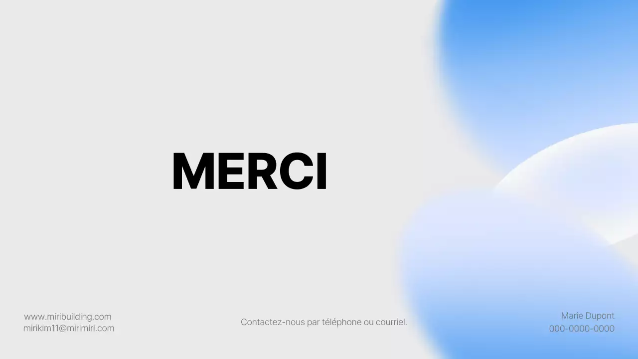 Proposition simple de support publicitaire bleu clair et bleu