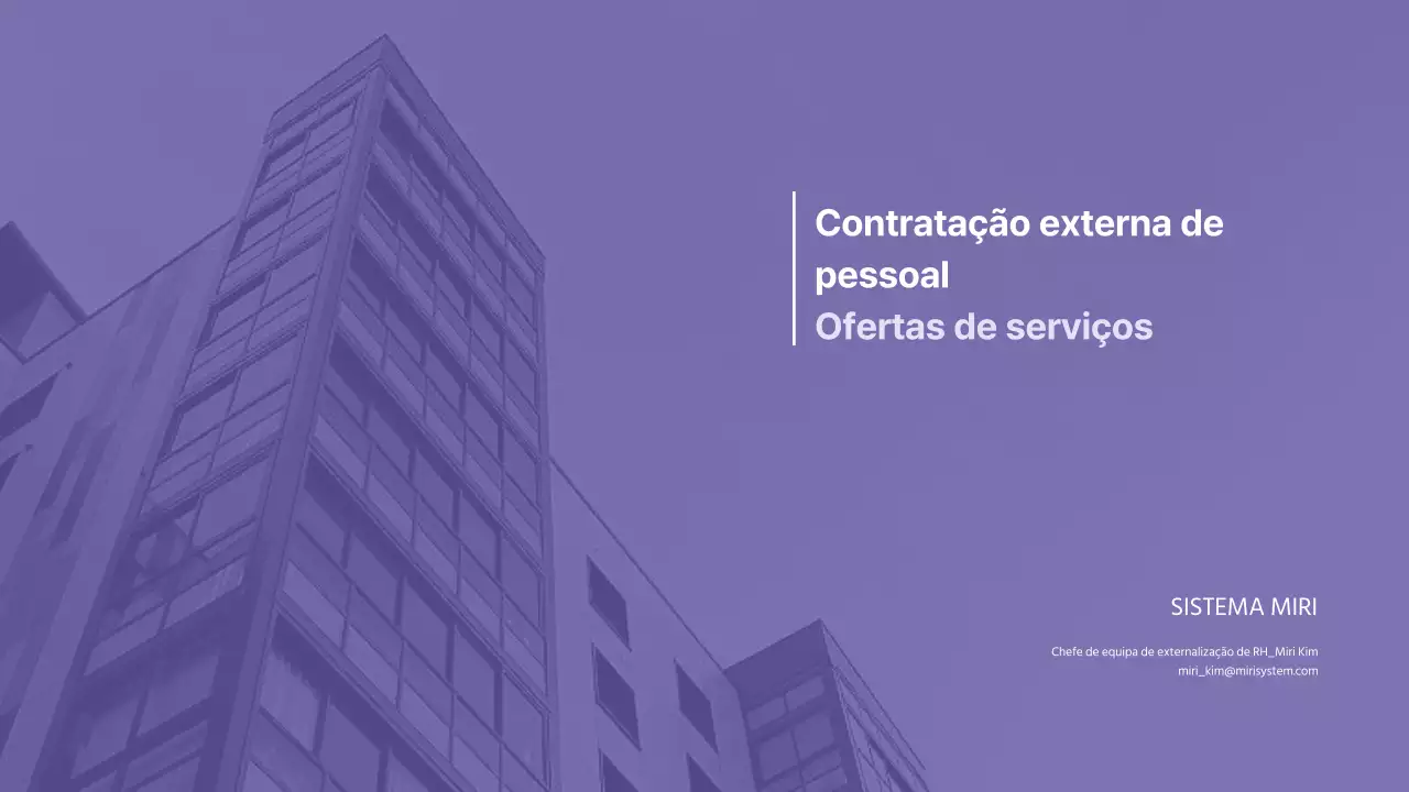 Proposta de Serviços de Pessoal Subcontratados em Roxo e Cinzento Negócios B2B Headhunting Recrutamento Corporativo Expedição de Trabalhadores Contingentes