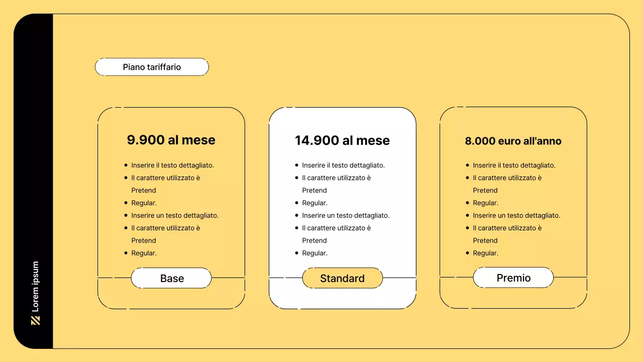 Illustrazione aziendale con linee semplici e colore giallo