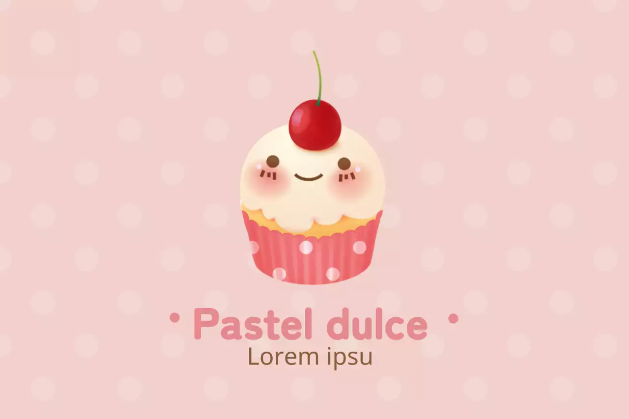 Pastel dulce