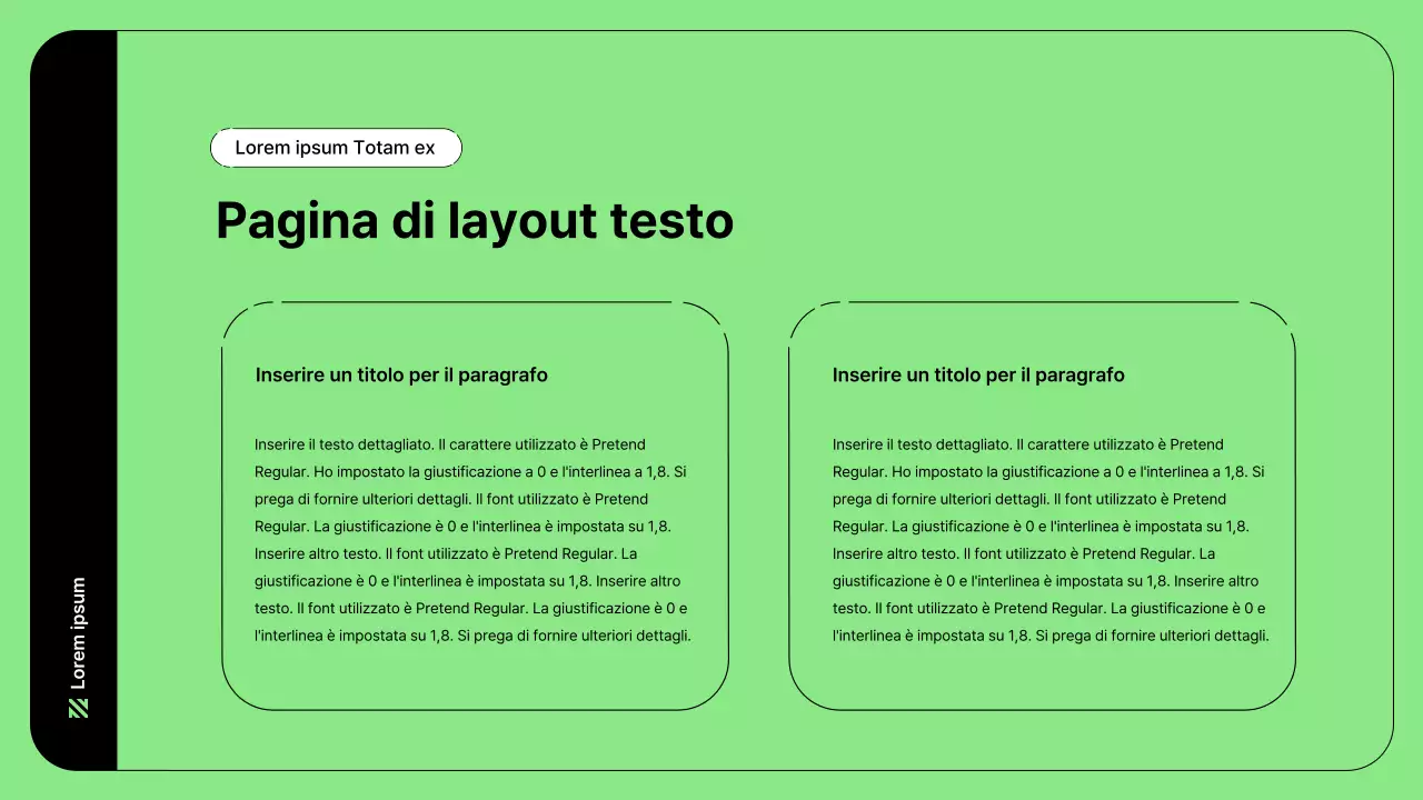 Illustrazione aziendale con linee semplici in verde