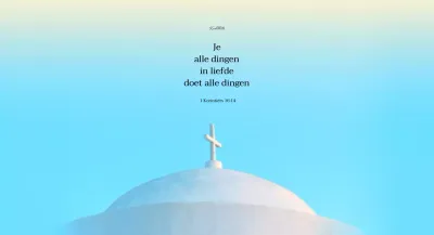 Emotionele bijbelverzen op een lichtblauwe kerkachtergrond