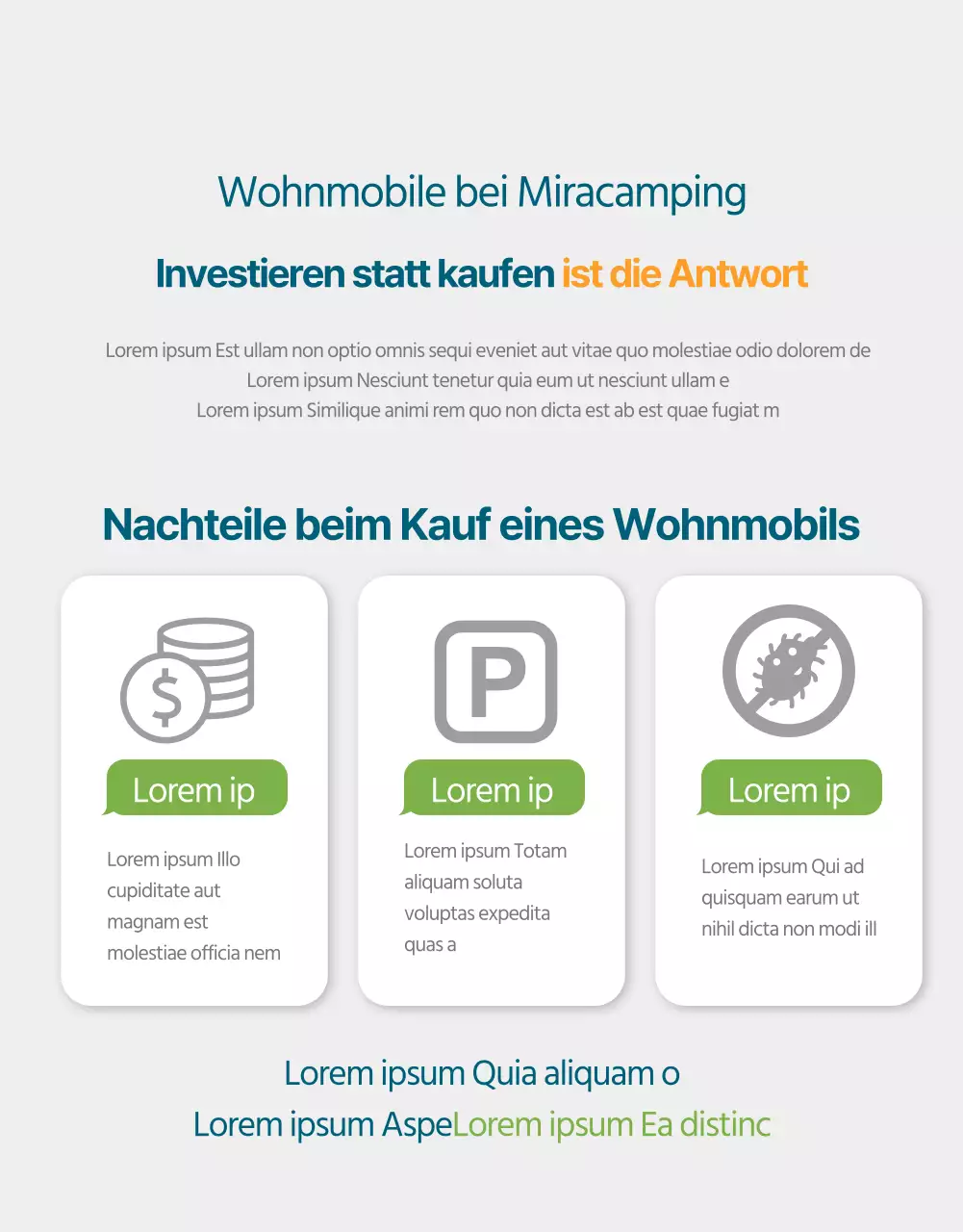 Ein Leitfaden für sauberes Design bei Investitionen in Wohnmobile