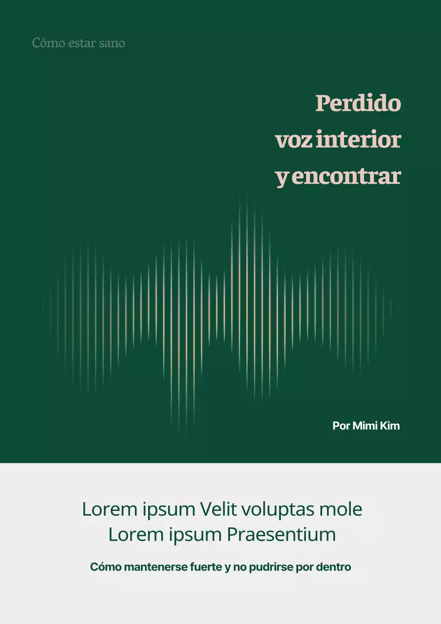 Ensayo psicológico sobre el concepto de control de volumen en verde