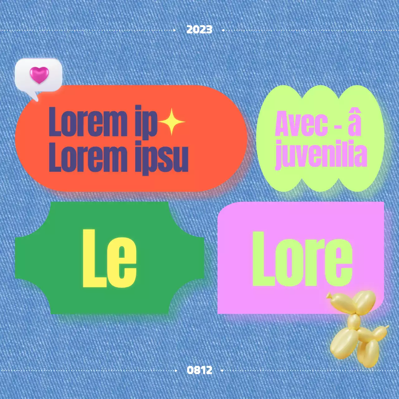 Promouvoir votre festival avec un concept coloré et amusant