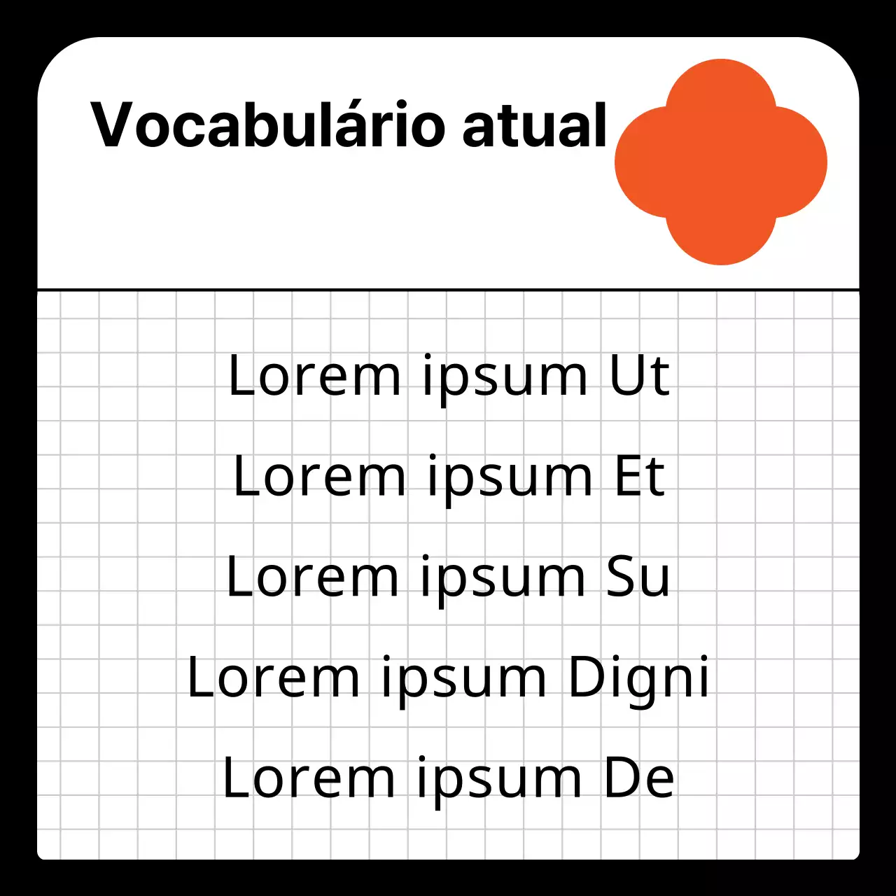 Capas de palavras do dia em inglês com notas
