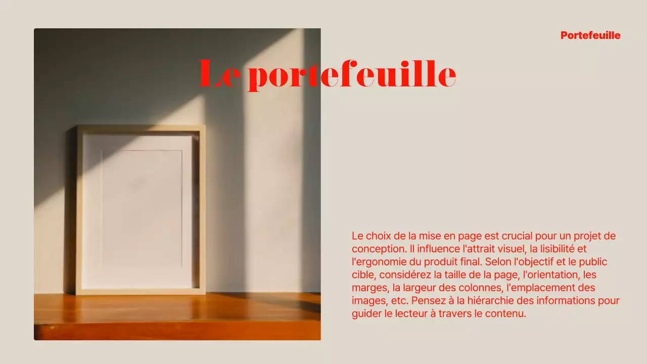 Annonce commerciale de style moderne en rouge et chartreuse