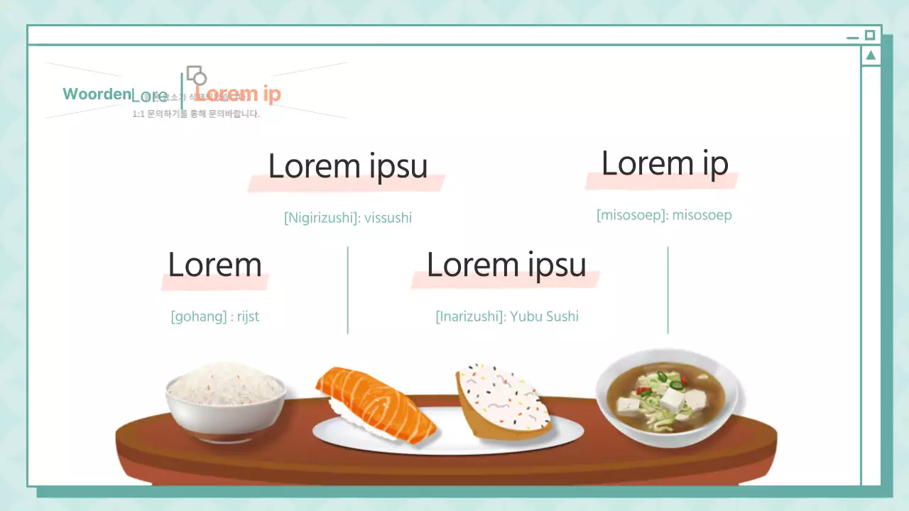 Een eenvoudige Japanse les in munt en sinaasappel