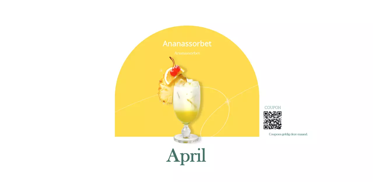 Cafékalender met aanbevelingen voor drankjes van de maand