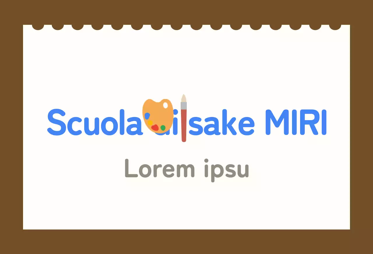 Scuola d'arte per bambini in balsa con sfondo bianco per schizzi