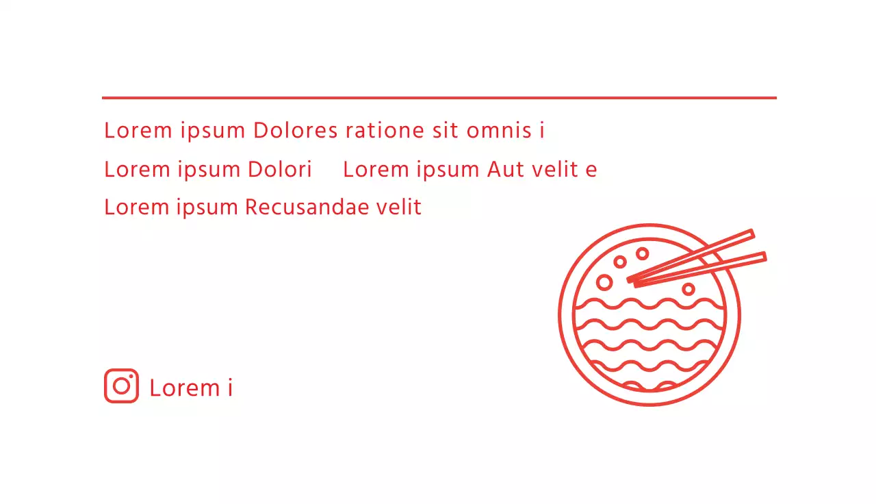 rode illustratie eenvoudig restaurant ramen
