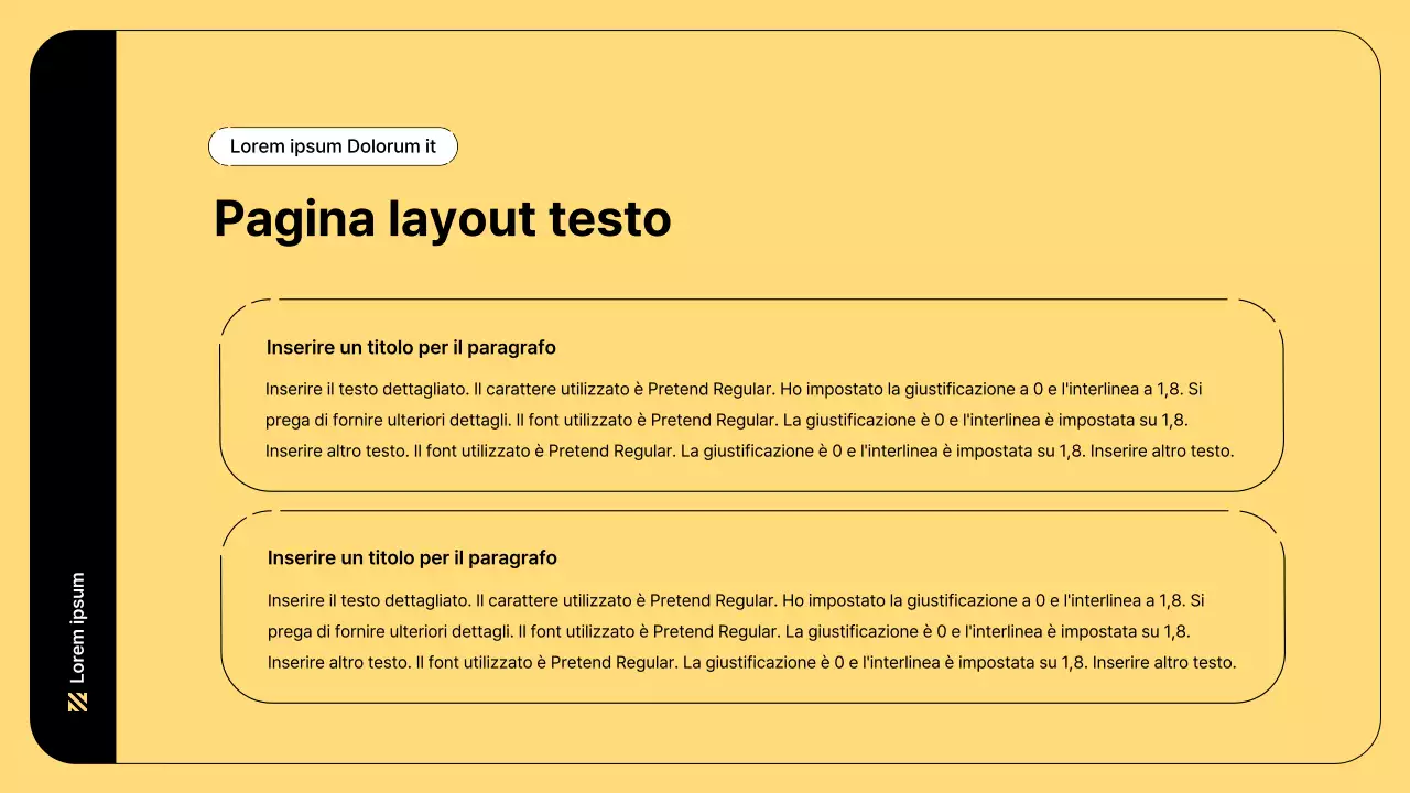 Illustrazione aziendale con linee semplici e colore giallo