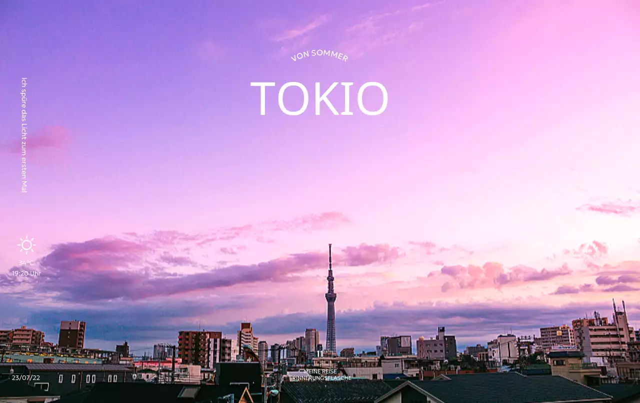 StumbleUpon-Design mit gefühlvollem Stadtbild