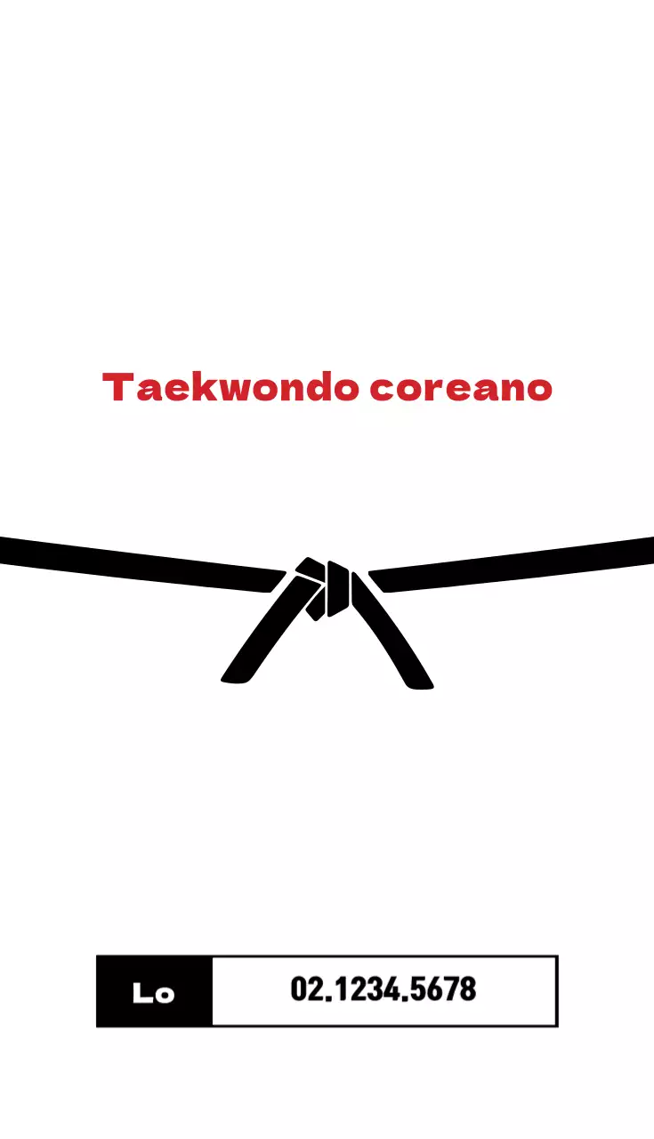 Taekwondo coreano