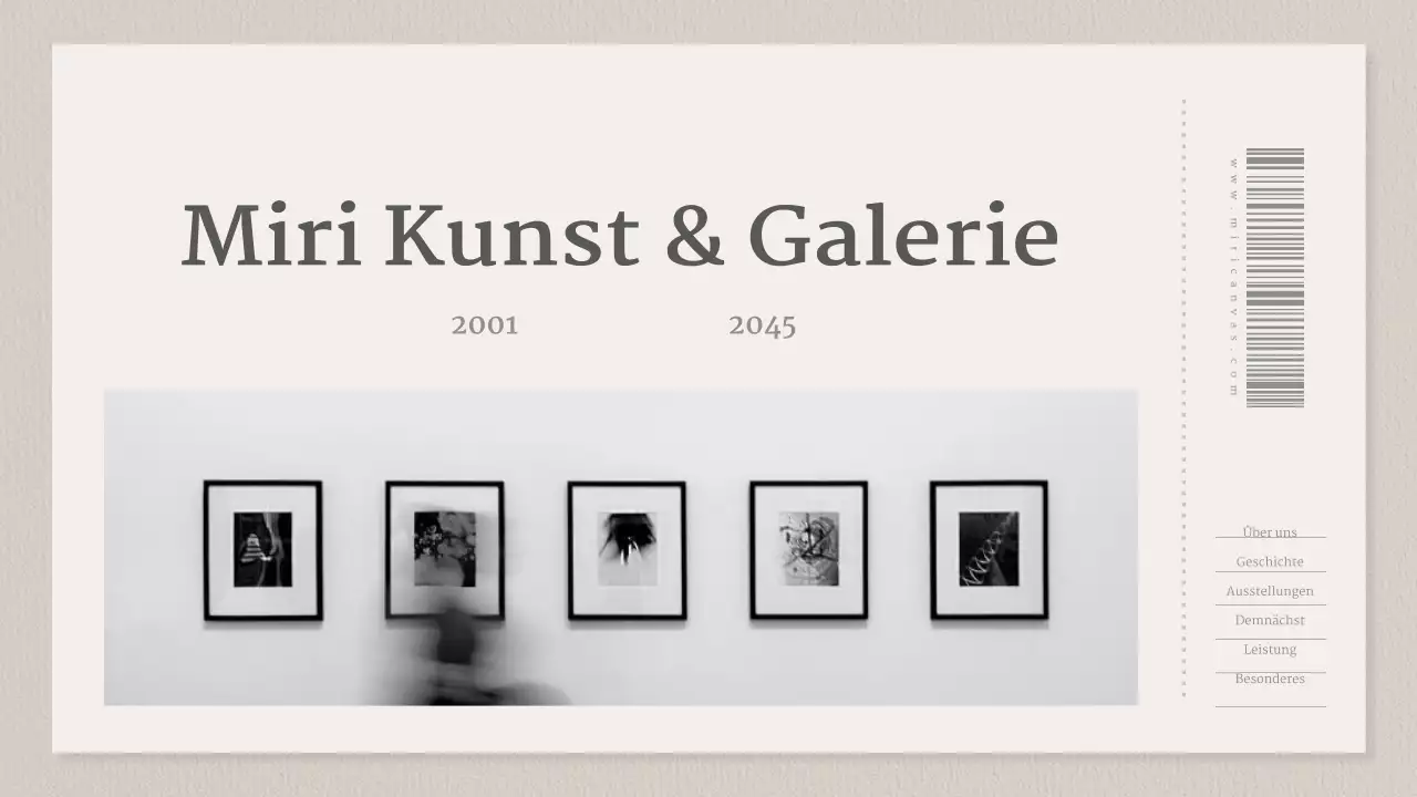 Eine Galerie beiger und grauer Ticketkonzepte