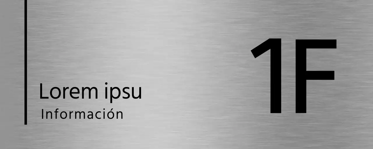 Un simple marcador de posición con texto negro y líneas para los nombres de las plantas de la escuela.