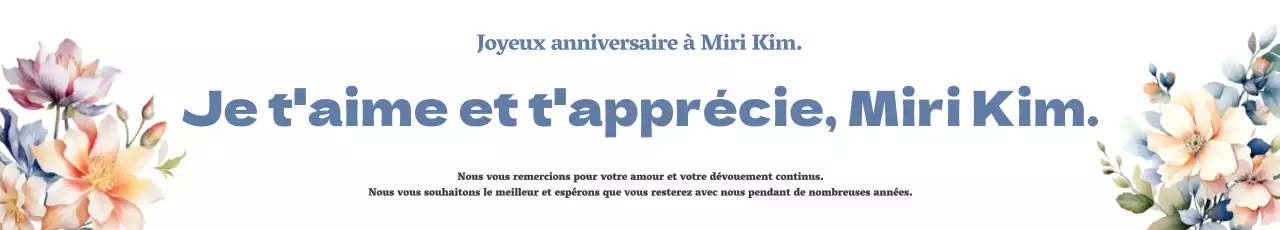 Promotion d'un joyeux anniversaire avec des fleurs multicolores sur fond blanc