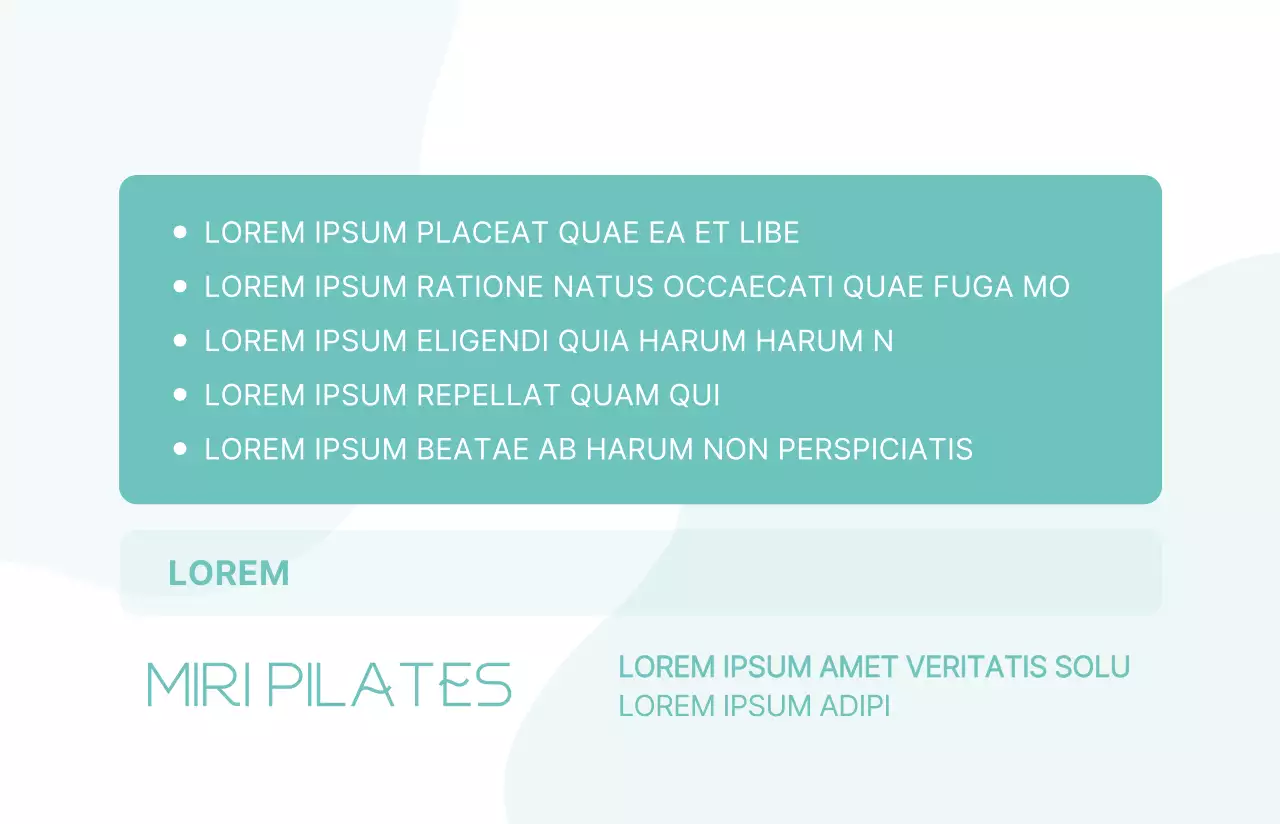 Une carte de membre de club de gym simple et apaisante, de couleur menthe.