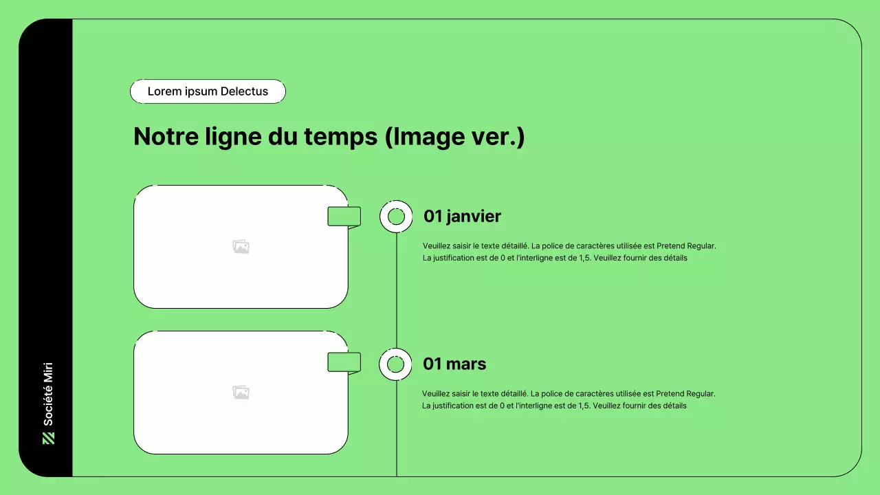 Illustration d'entreprise avec des lignes simples en vert