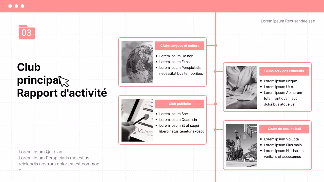 Annoncer la plénière de fin de mandat dans un style simple de beige et de rose