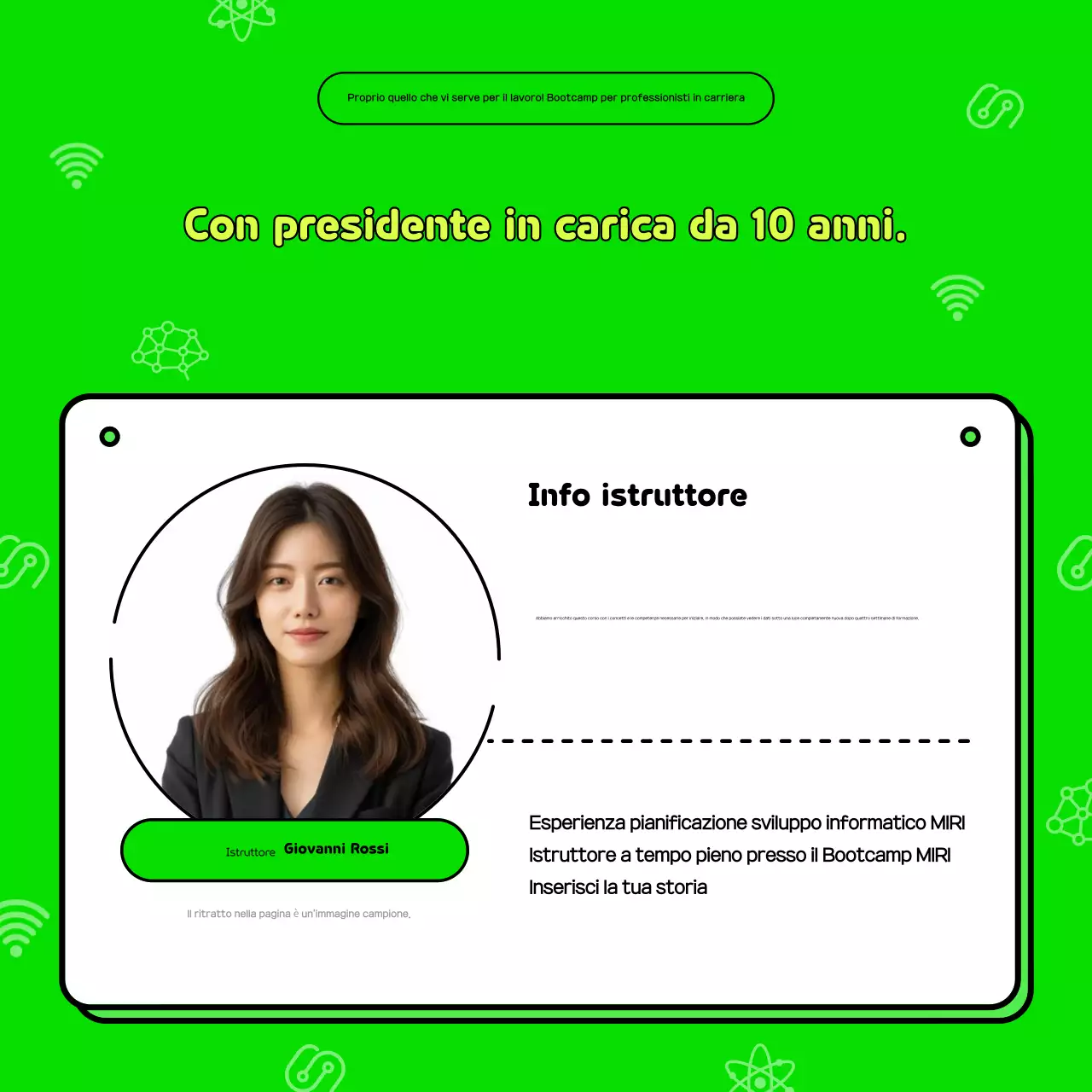 Reclutamento di tirocinanti Annual Tidy