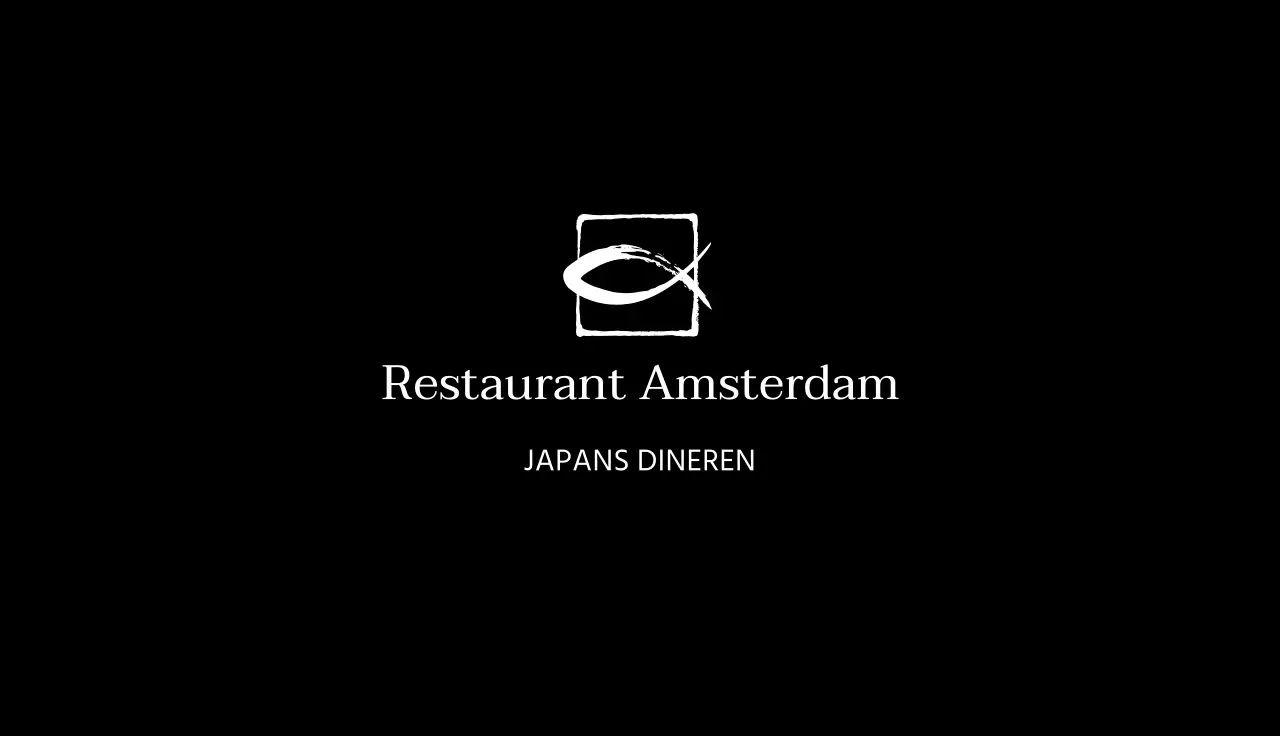 Zwart Illustratie Eenvoudig Restaurant Visitekaartje