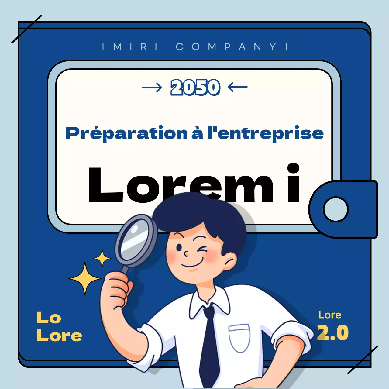 Guide des avantages sociaux de l'entreprise dans un carnet bleu clair et bleu marine