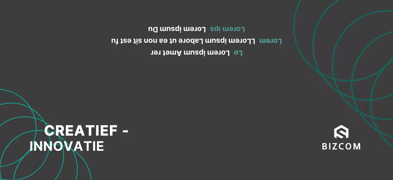 Eenvoudige bizcom in zwart en grijs om je bedrijf te promoten