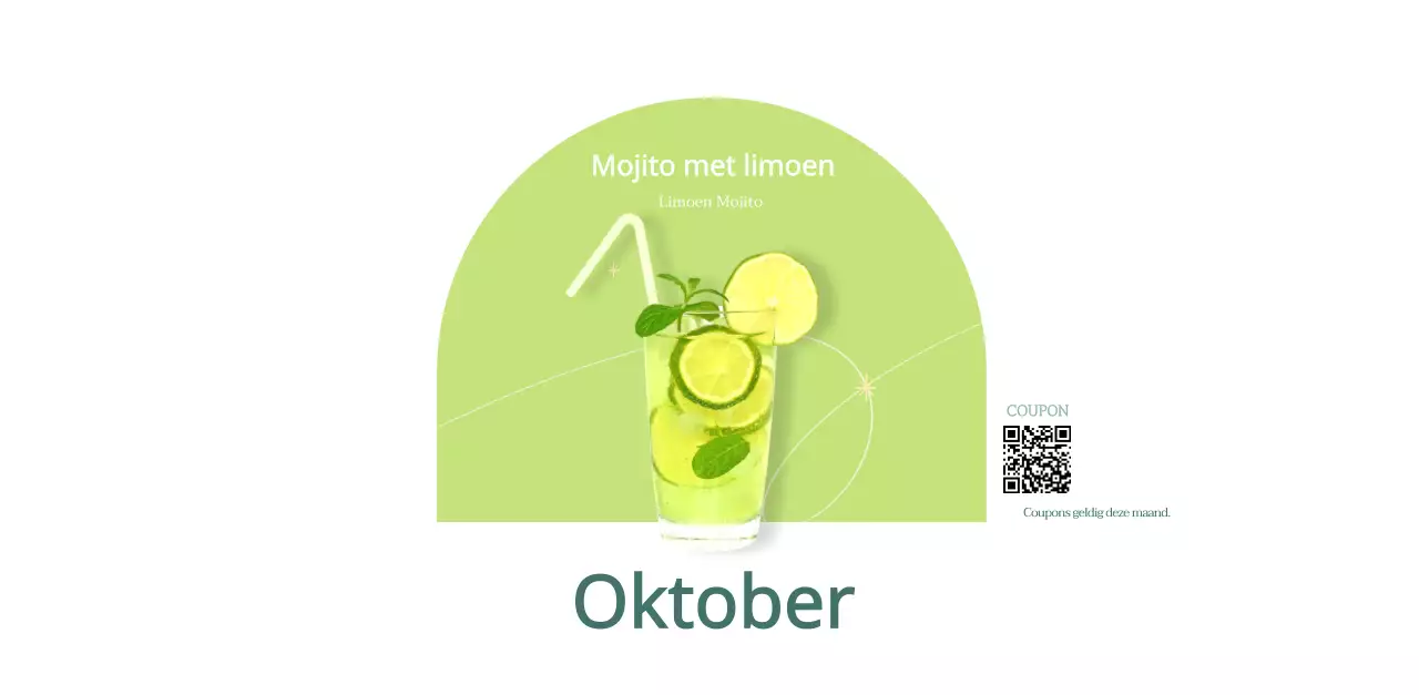 Cafékalender met aanbevelingen voor drankjes van de maand