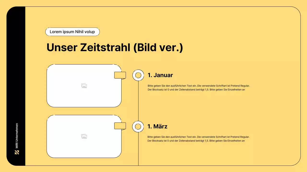 Business-Illustration mit einfachen Linien und gelber Farbe