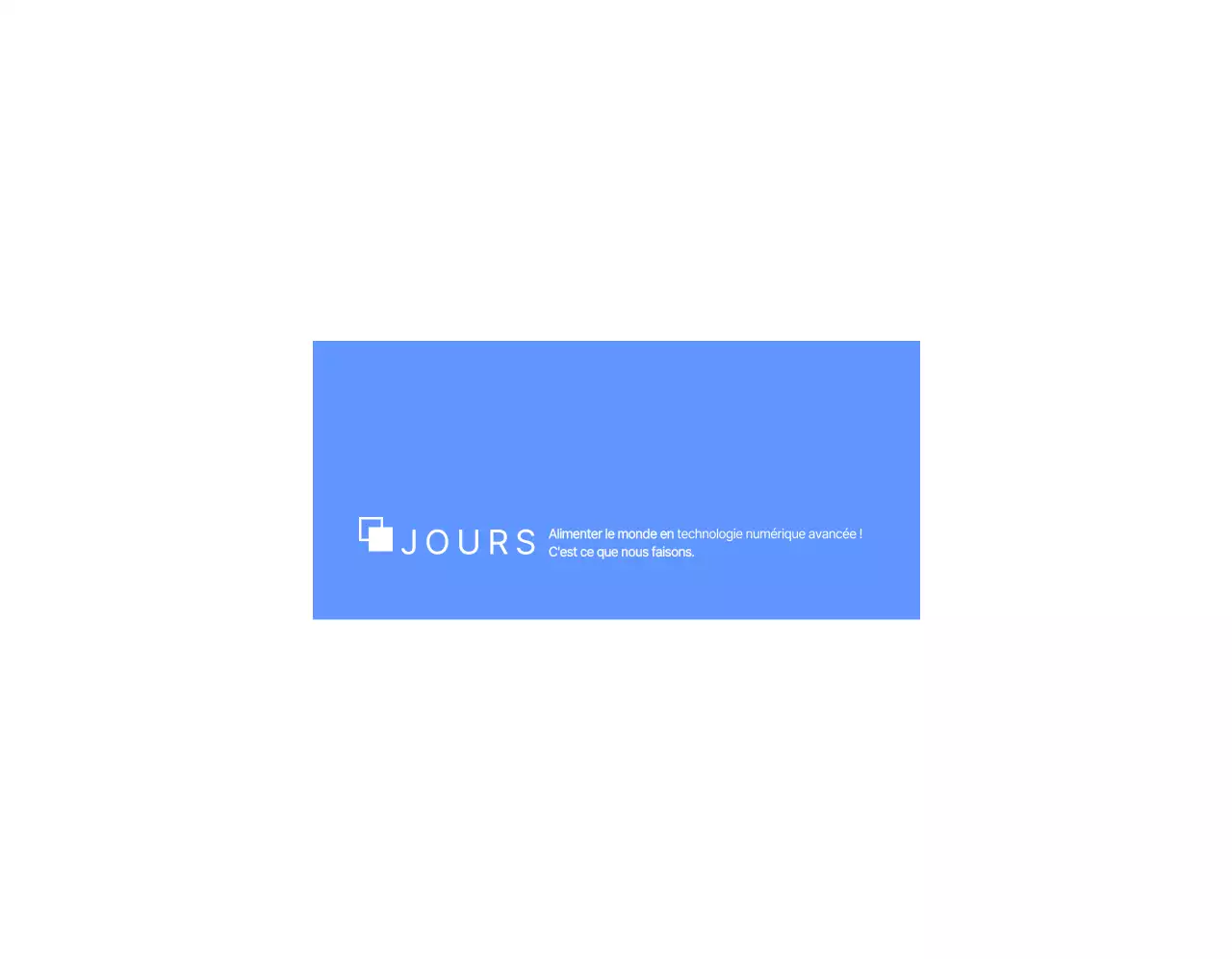 Concept global d'entreprise en bleu