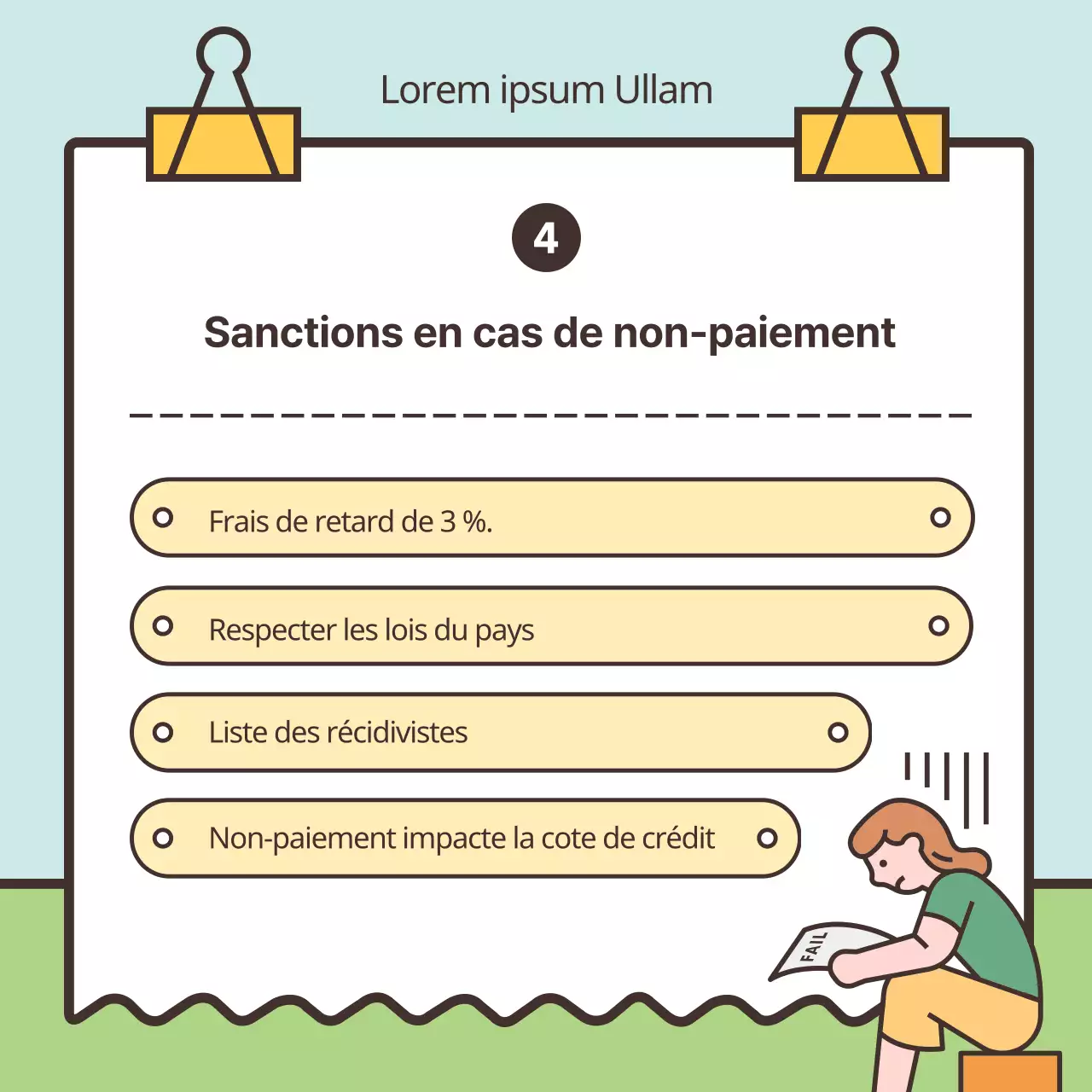 Mettre en évidence les illustrations mignonnes aux couleurs pastel Payer sa déclaration d'impôt sur le revenu des résidents