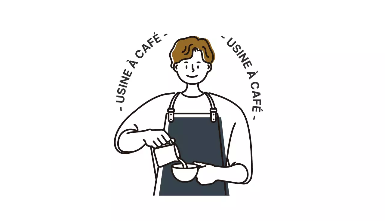 Carte de visite d'un café barista