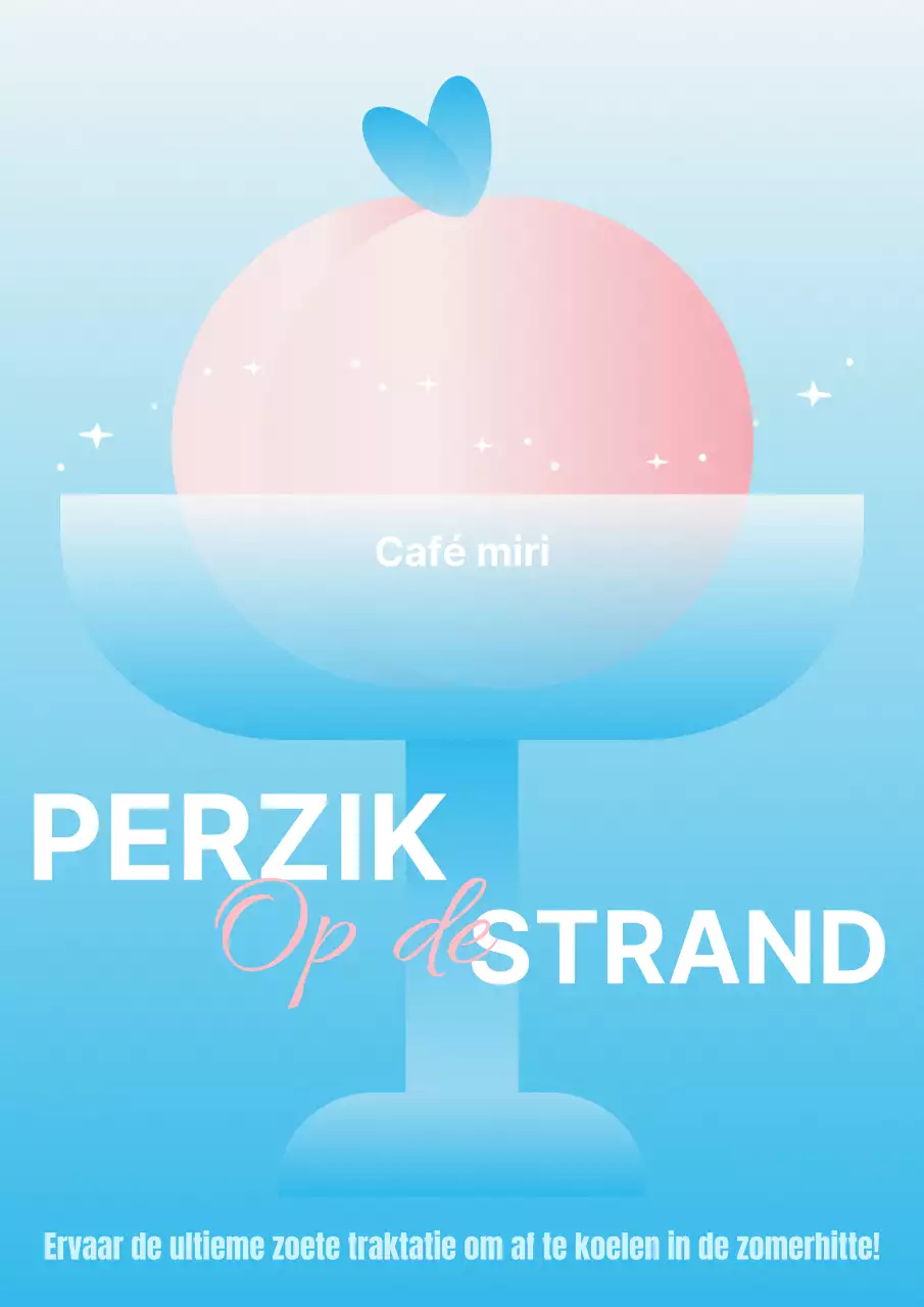 Een reeks marketinguitingen met illustraties van zomerfruit