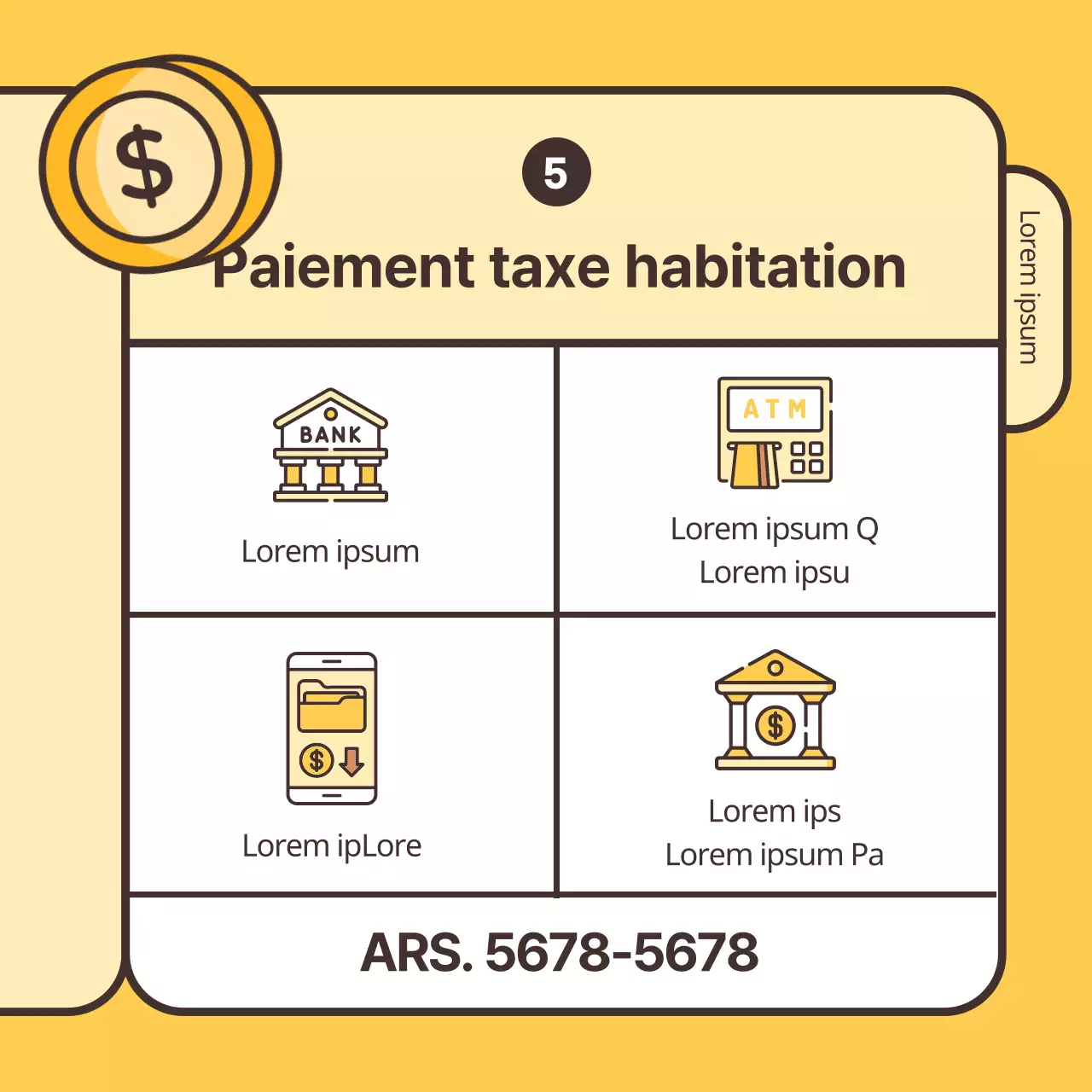 Mettre en évidence les illustrations mignonnes aux couleurs pastel Payer sa déclaration d'impôt sur le revenu des résidents