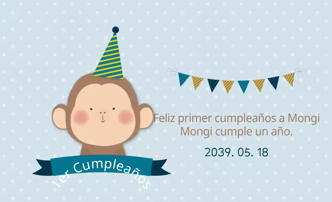 Mong cumple un año