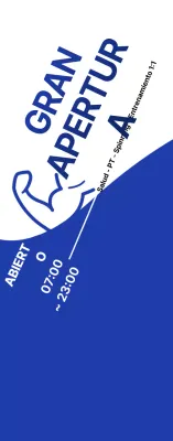 Promocionando el Fitness Open con un fresco look azul y blanco