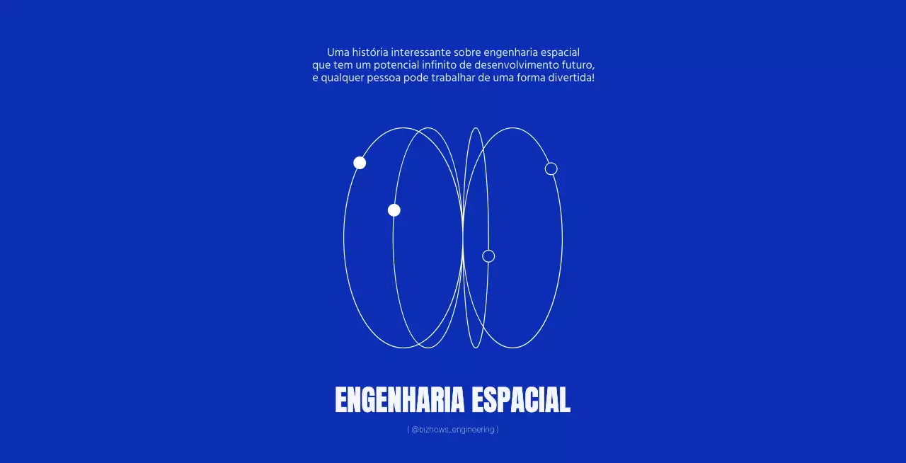 Conceito de engenharia simples e limpo em azul-marinho e branco