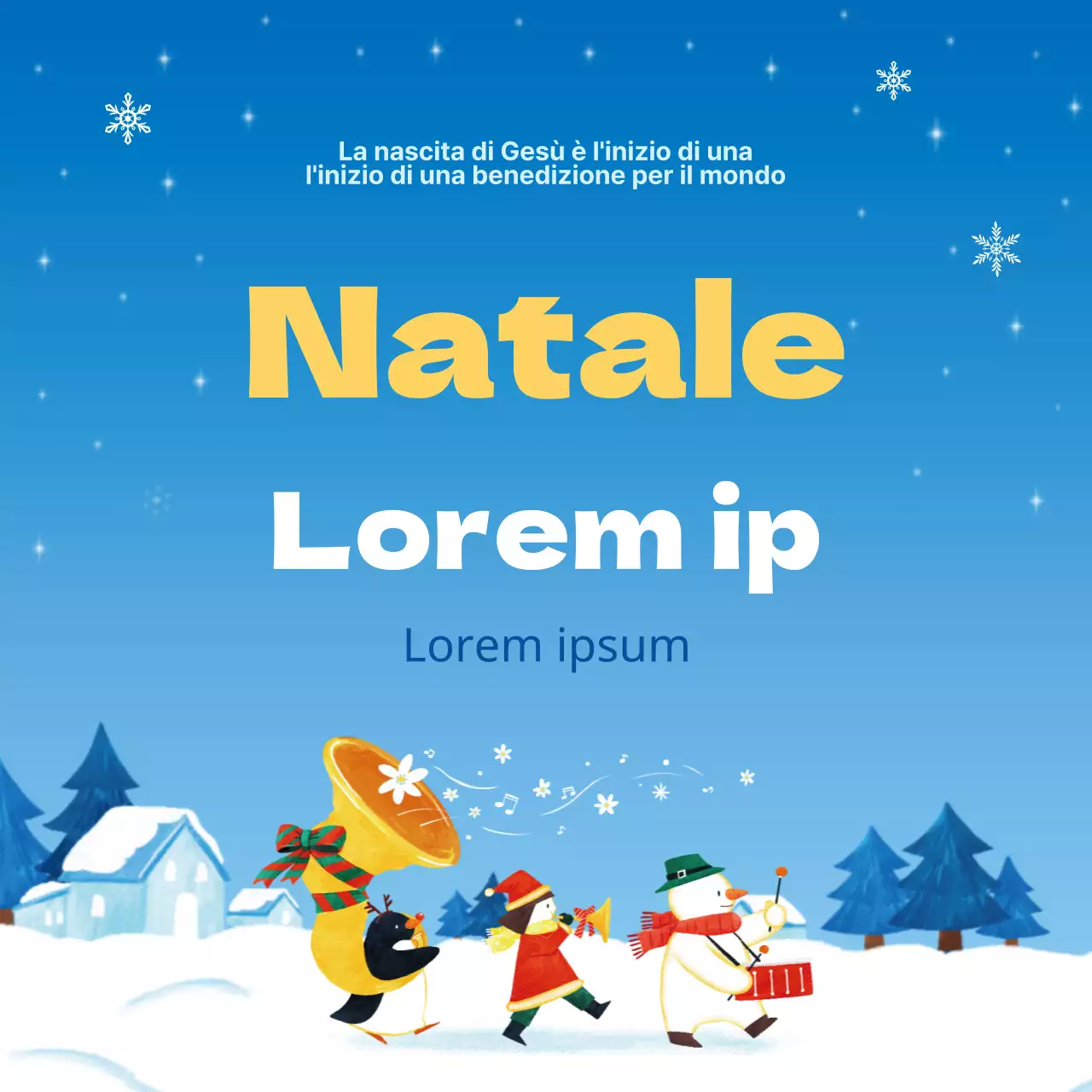 Quadretti natalizi della Scuola Biblica della Neve Azzurri