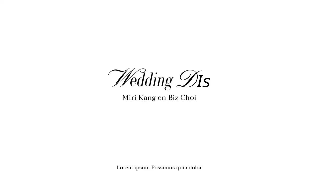 Een concept voor huwelijksuitnodigingen met een vleugje klasse