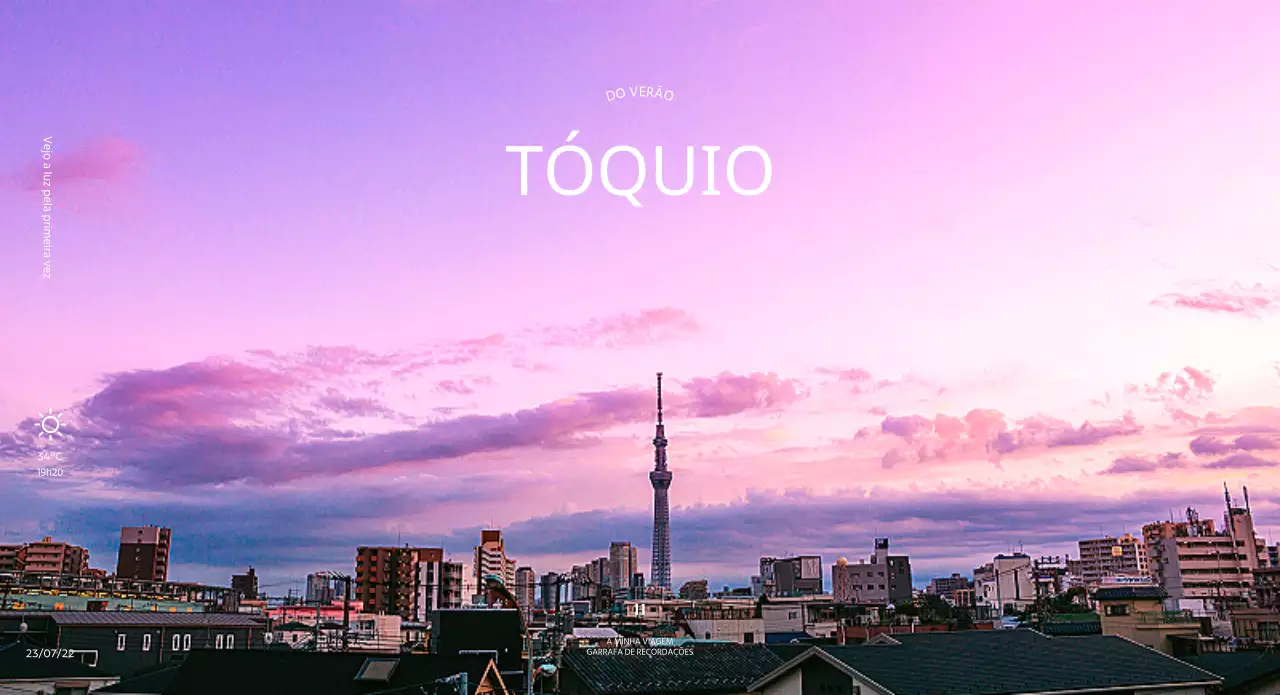 Design do StumbleUpon com uma paisagem urbana emotiva
