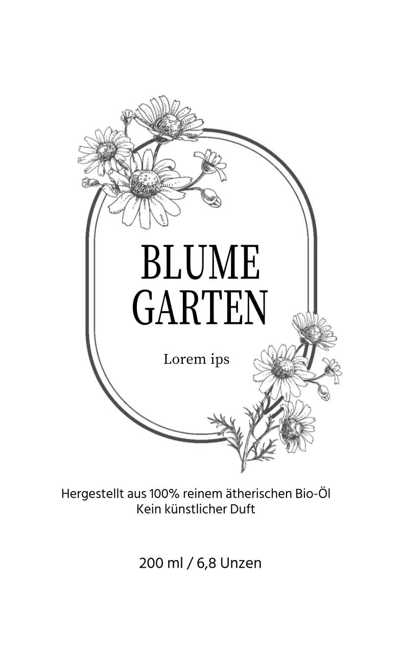 Weiße Illustration saubere Schönheit Produktpaket Etikett