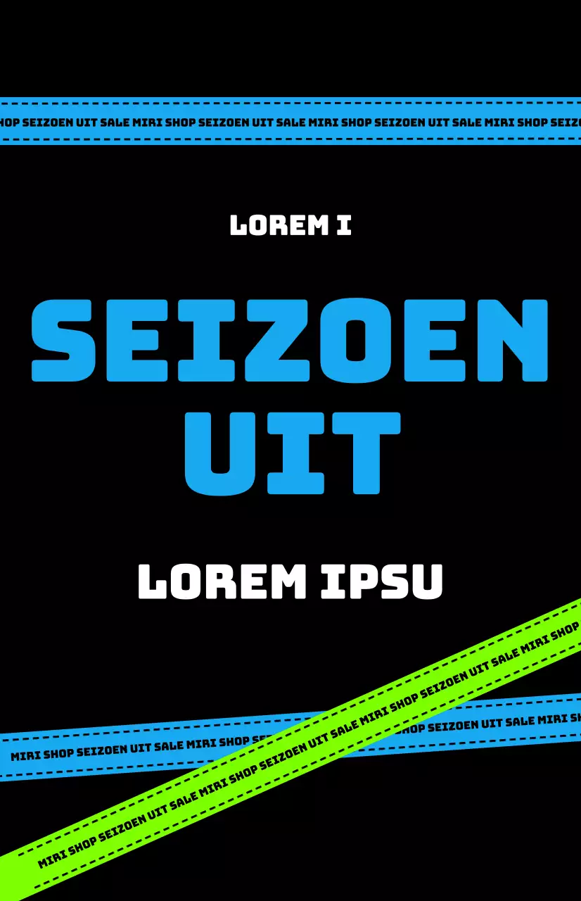 Een gids voor hippe verkoop met een zwarte achtergrond