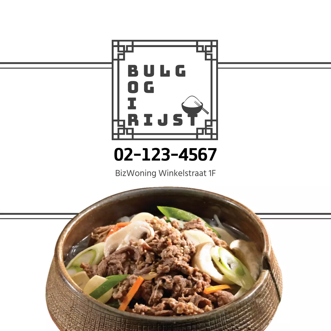 Bulgogi-maaltijd