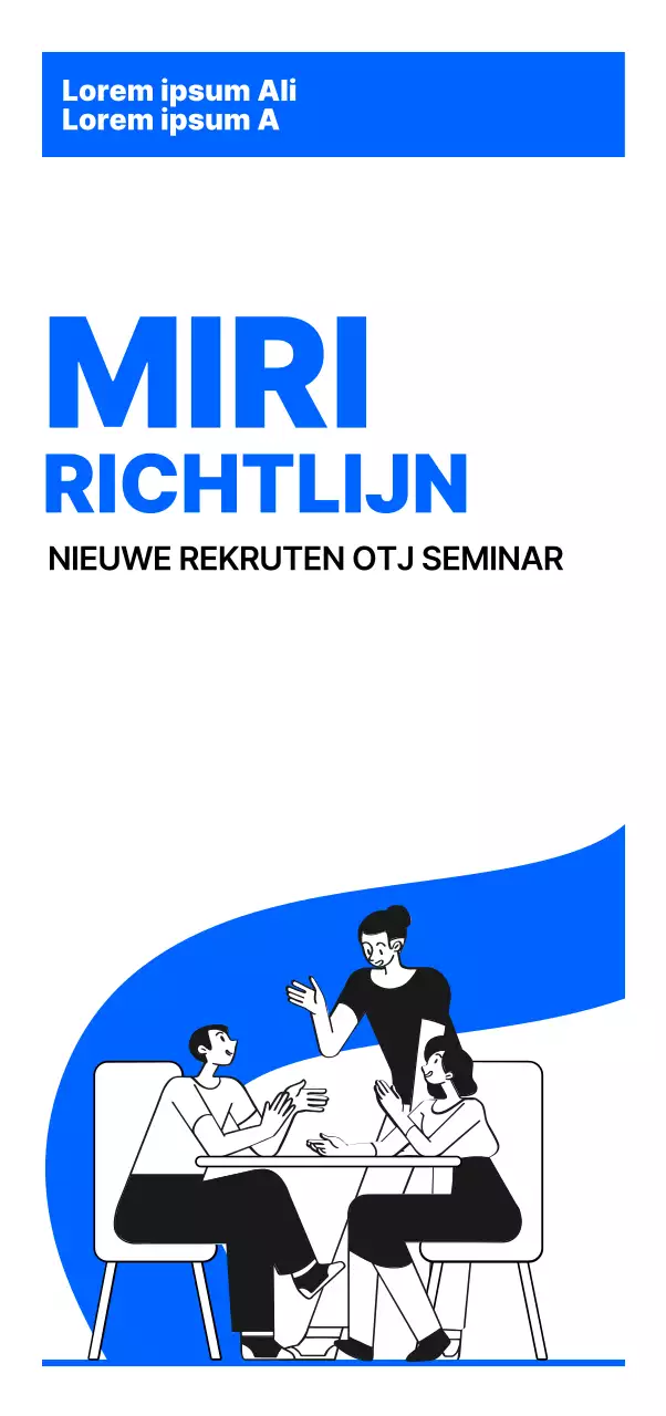 Ontwerp een oriëntatie met heldere lay-outs en illustraties